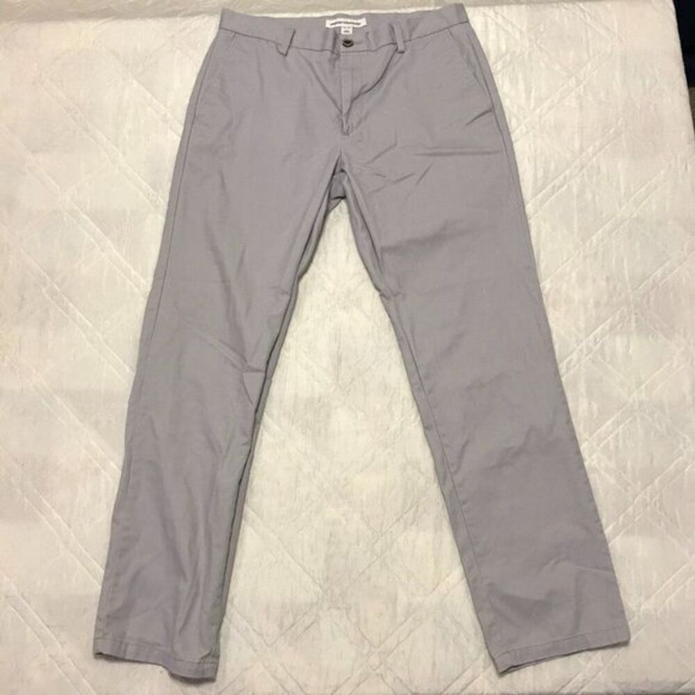 amazon essentials gray men's pants 34X32‎